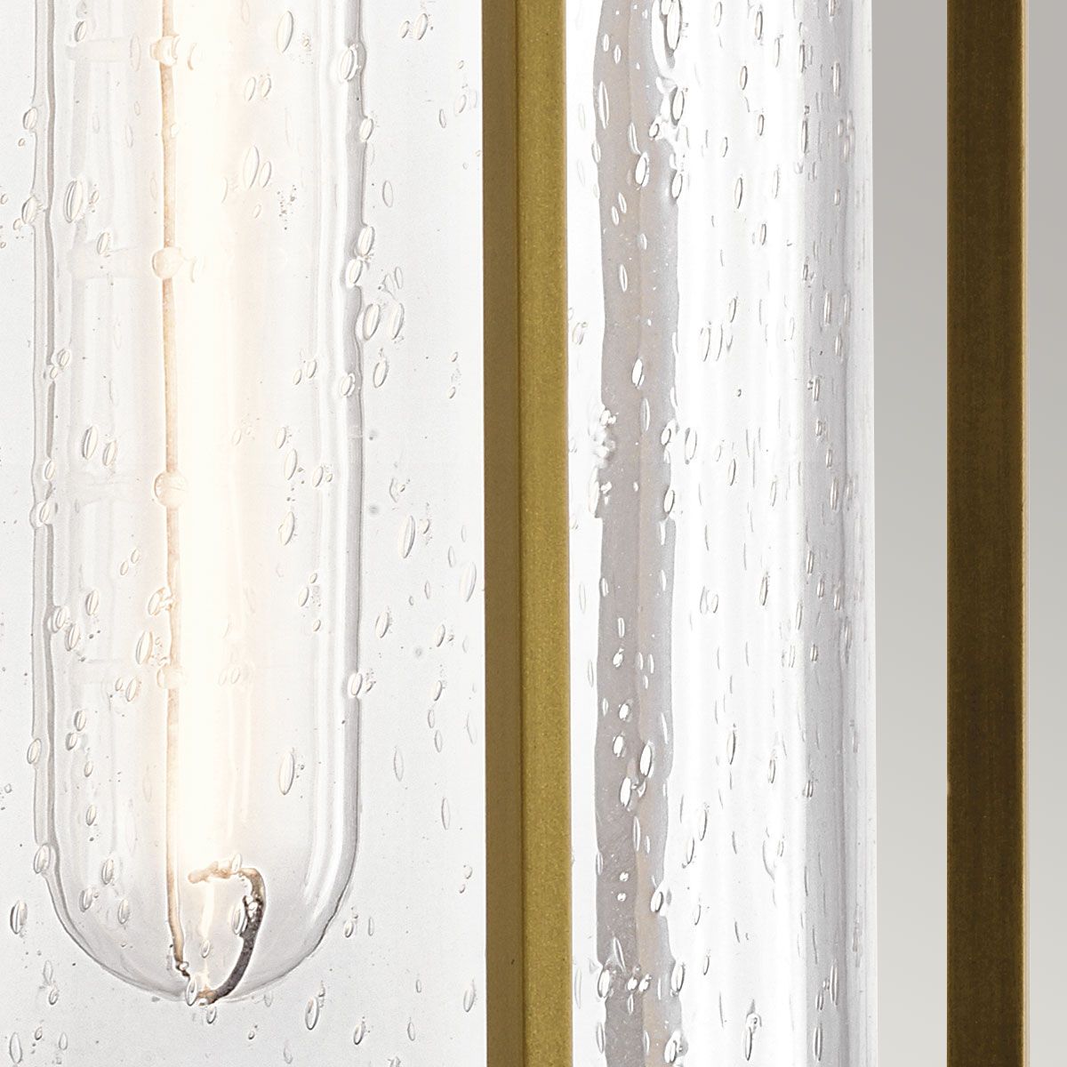 Camillo 1lt Medium Wall Lantern Painted Natural Brass