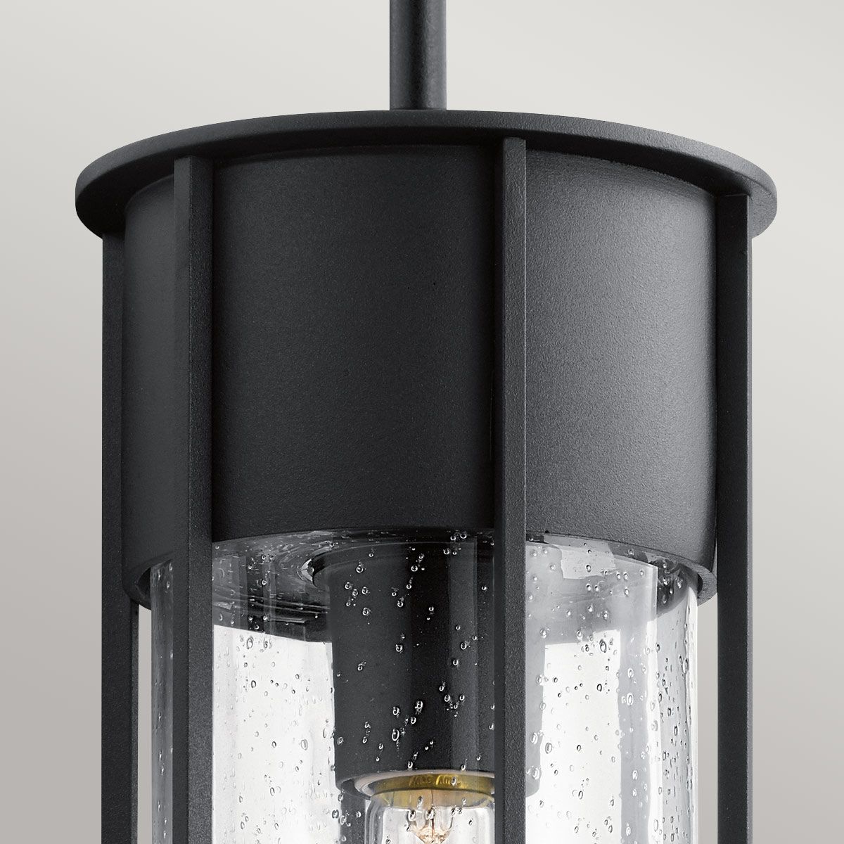 Camillo 1lt Outdoor Pendant Textured Black