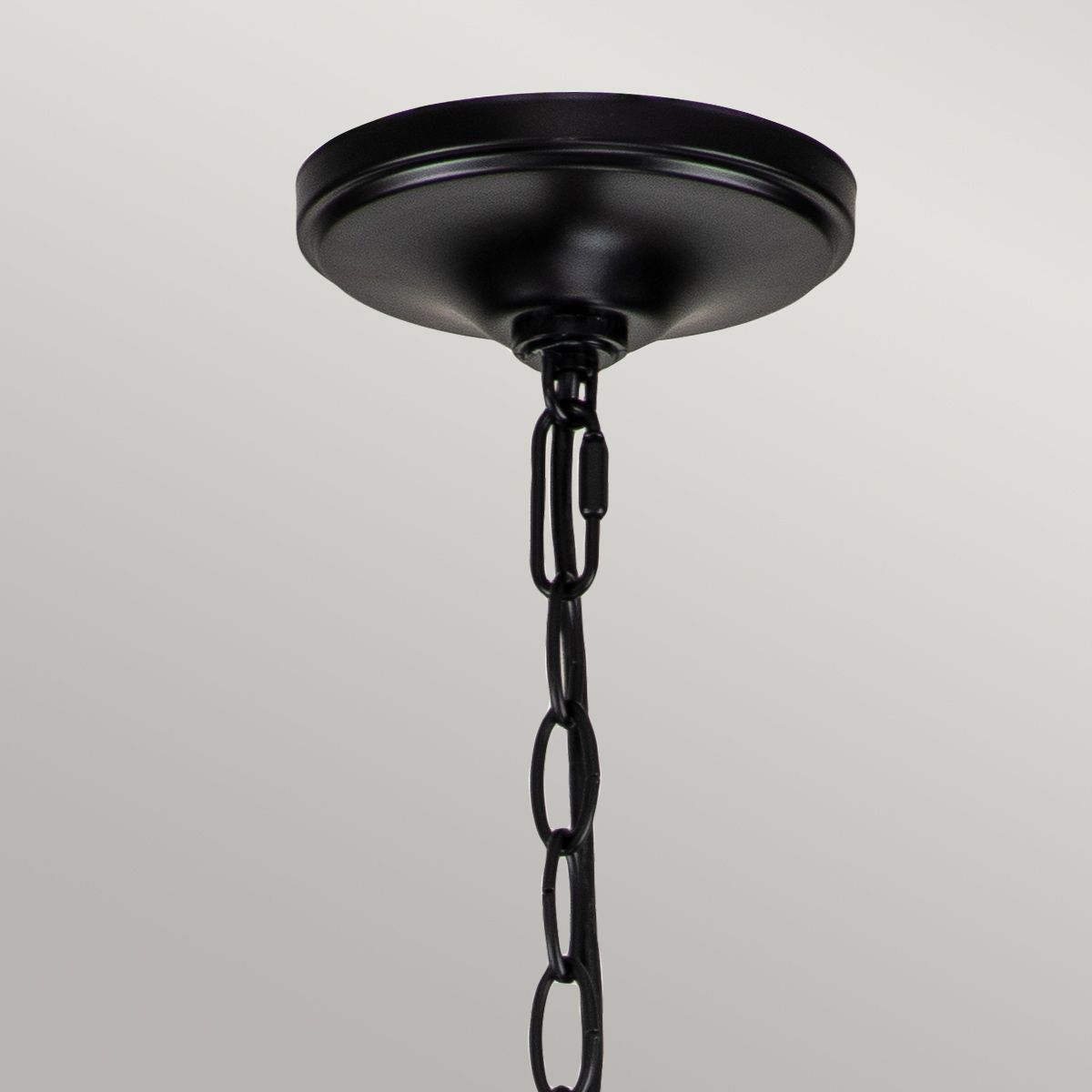 Capitol Hill 12lt Chandelier Black