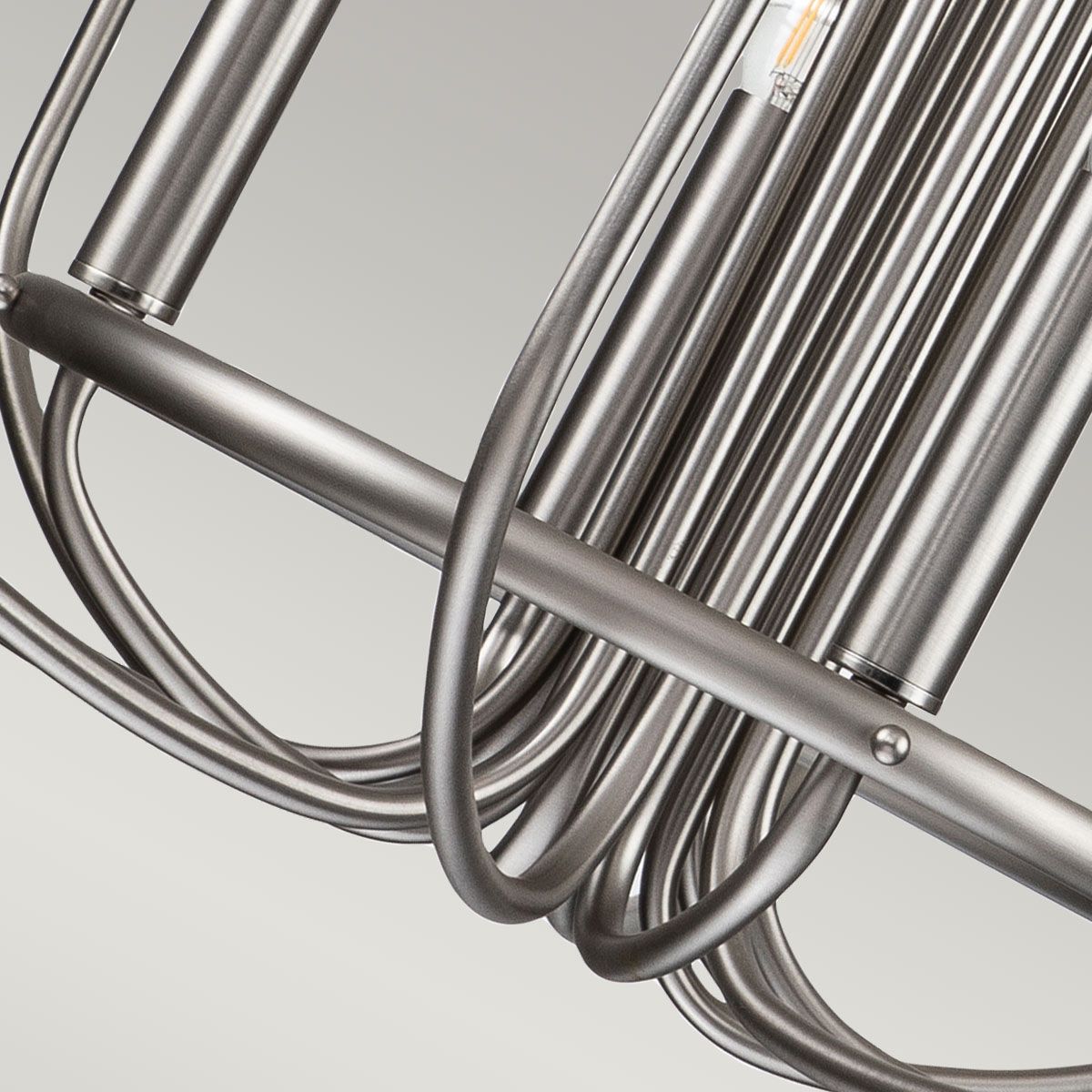 Capitol Hill 12lt Chandelier Brushed Nickel
