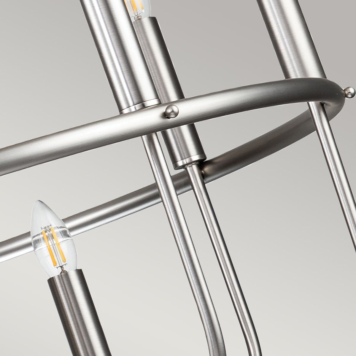Capitol Hill 12lt Chandelier Brushed Nickel