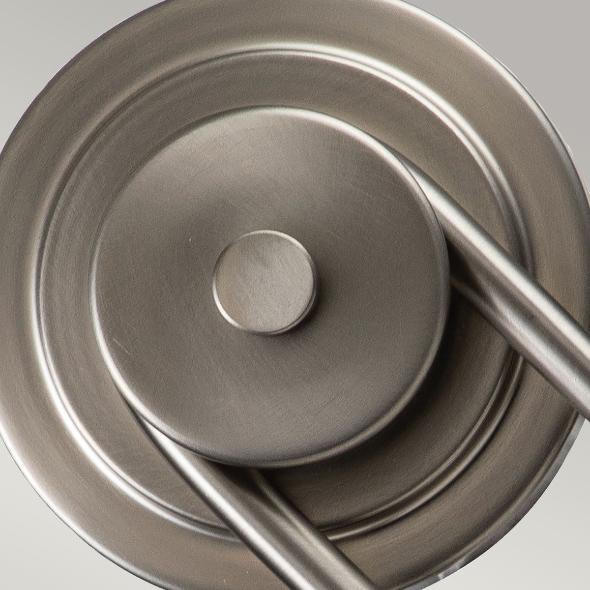 Capitol Hill 2lt Wall light Brushed Nickel