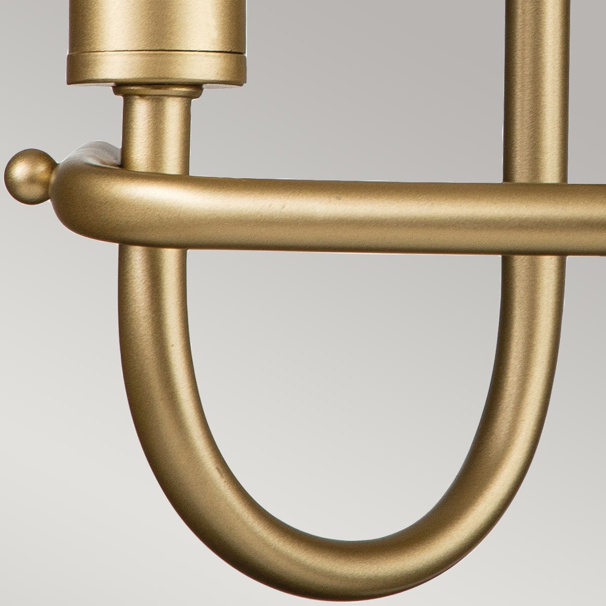 Capitol Hill 2lt Wall light Painted Natural Brass
