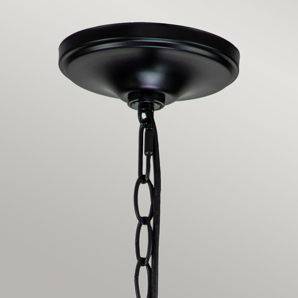 Capitol Hill 6lt Chandelier Black