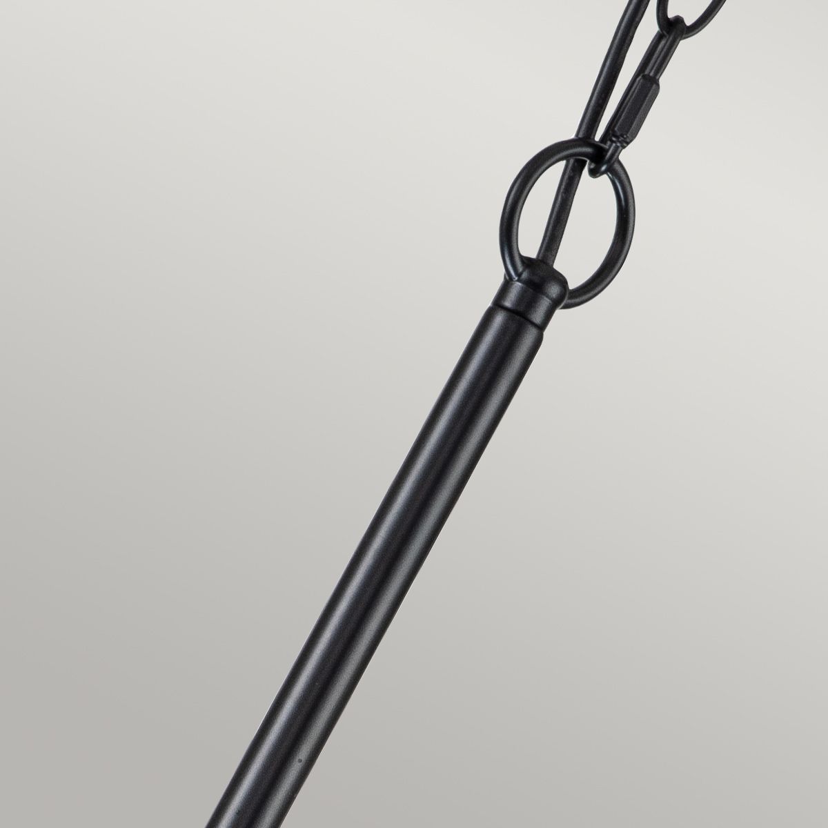 Capitol Hill 6lt Chandelier Black