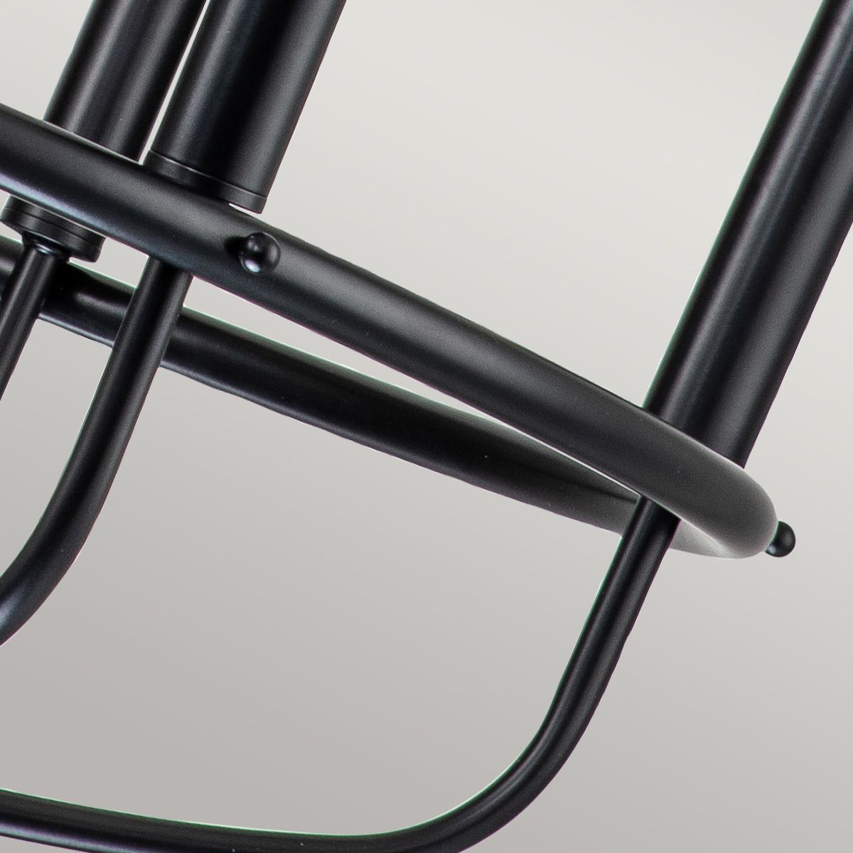 Capitol Hill 6lt Chandelier Black