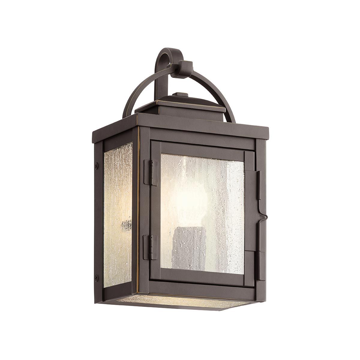 Carlson Classic Rubbed Bronze Outdoor Wall Lantern