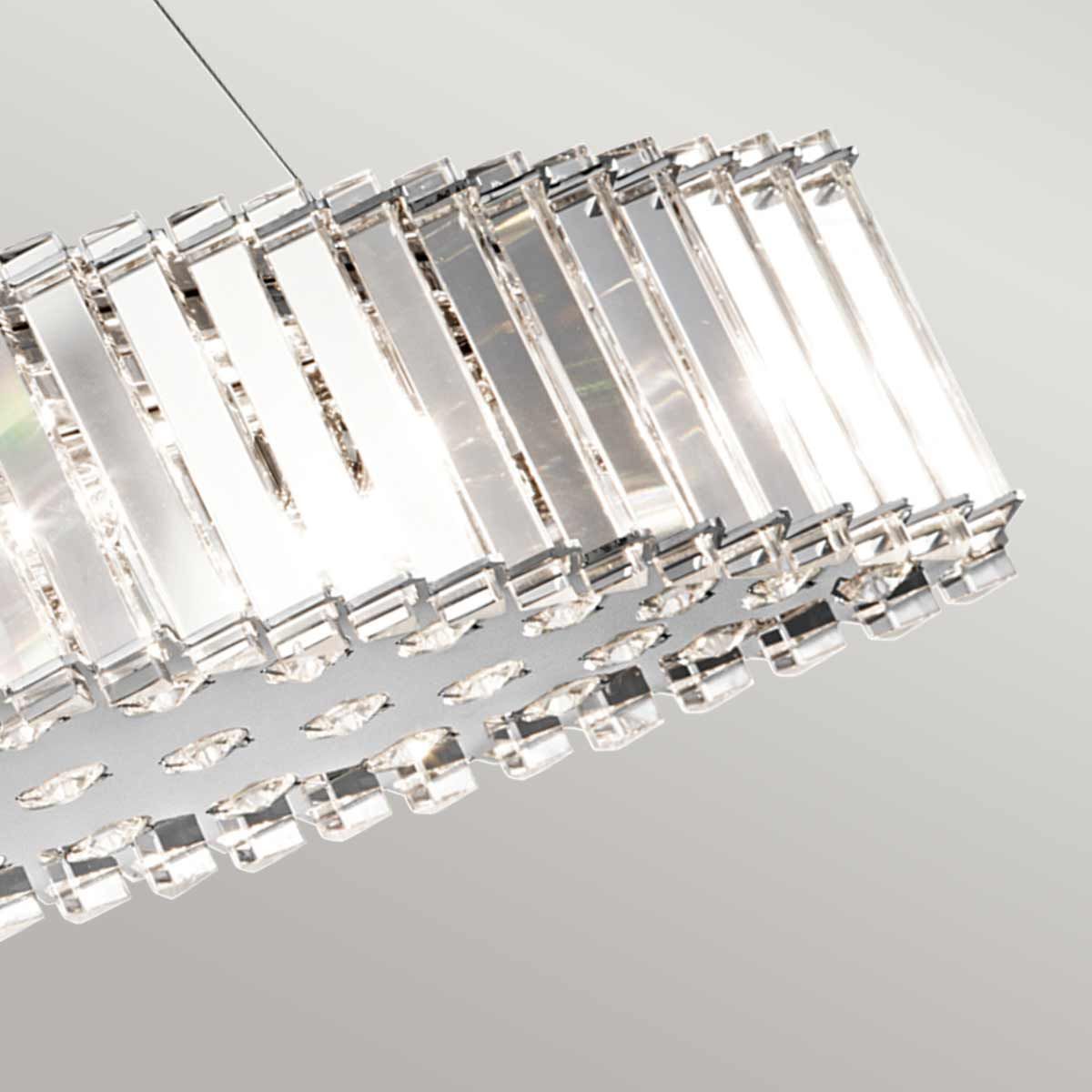 Luminous Elegance: The Crystal Skye Modern Chandelier