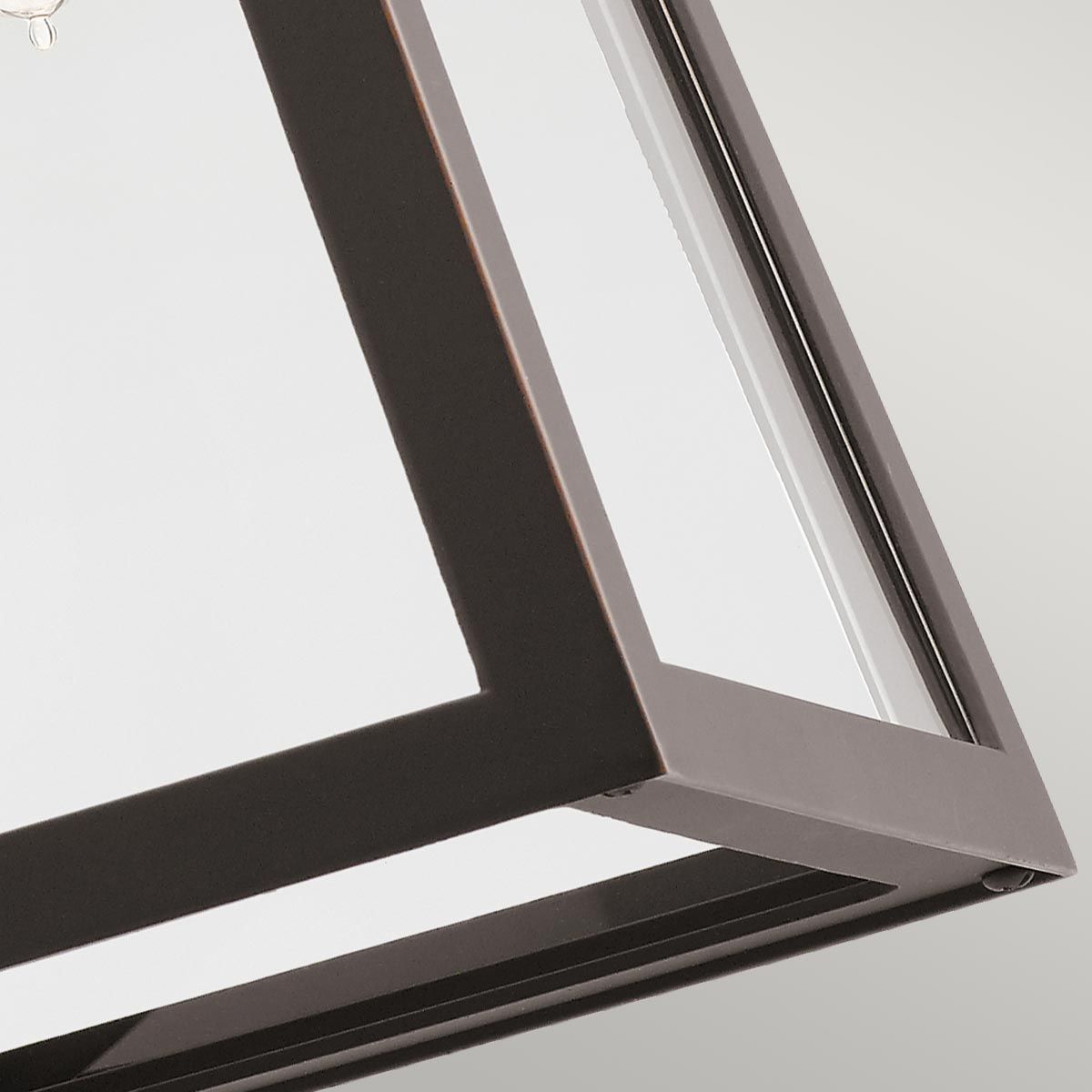 Delison Medium Wall Lantern in Rubbed Bronze Finish