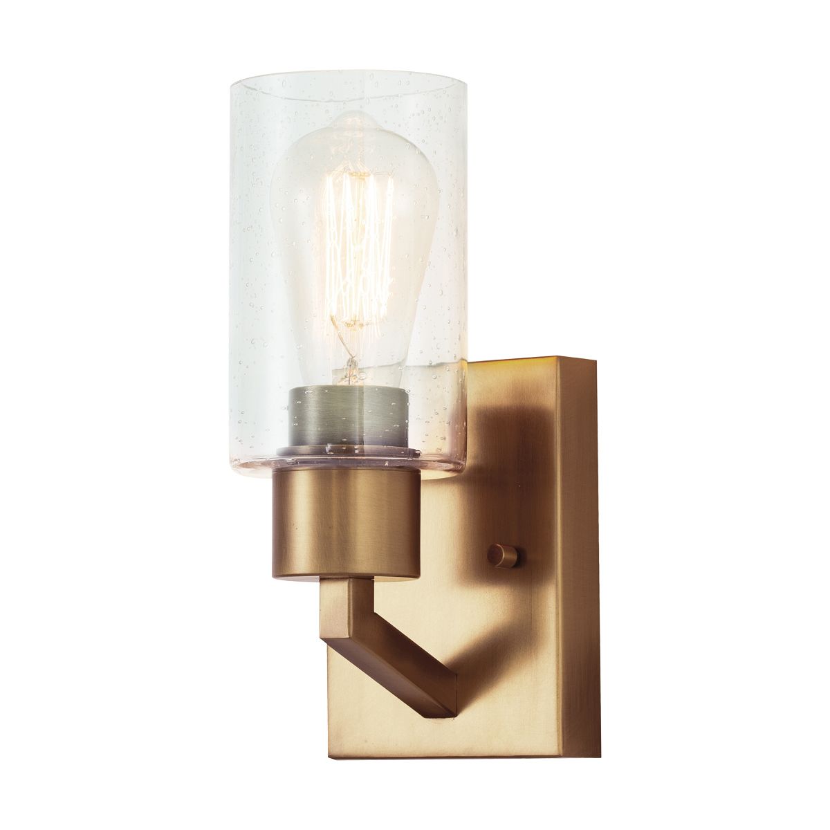 Deryn Minimalist Single-Light Brass Wall Sconce