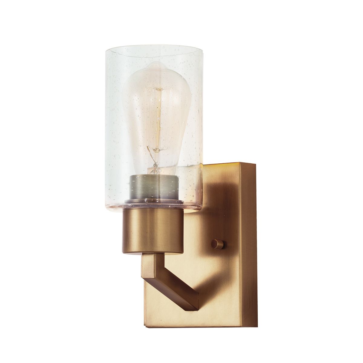 Deryn Minimalist Single-Light Brass Wall Sconce