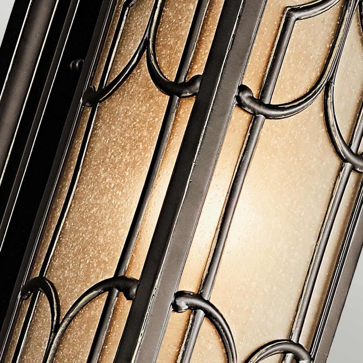 Franceasi Vintage Bronze Elegance Medium Flush Wall Light