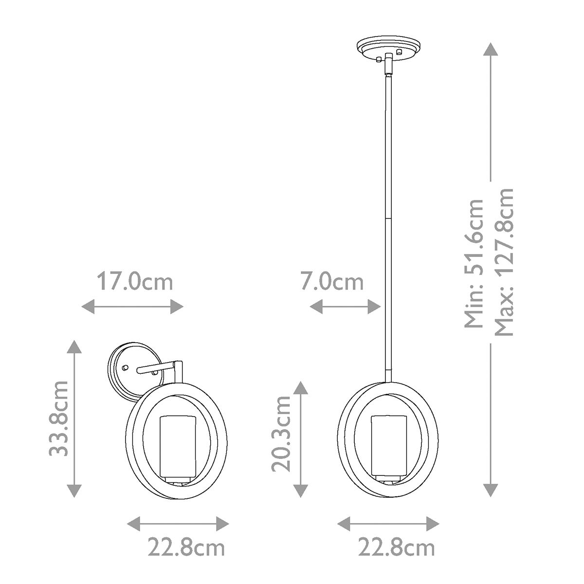 Versatile Grand Bank Light Fixture: Pendant, Wall, or Semi-Flush