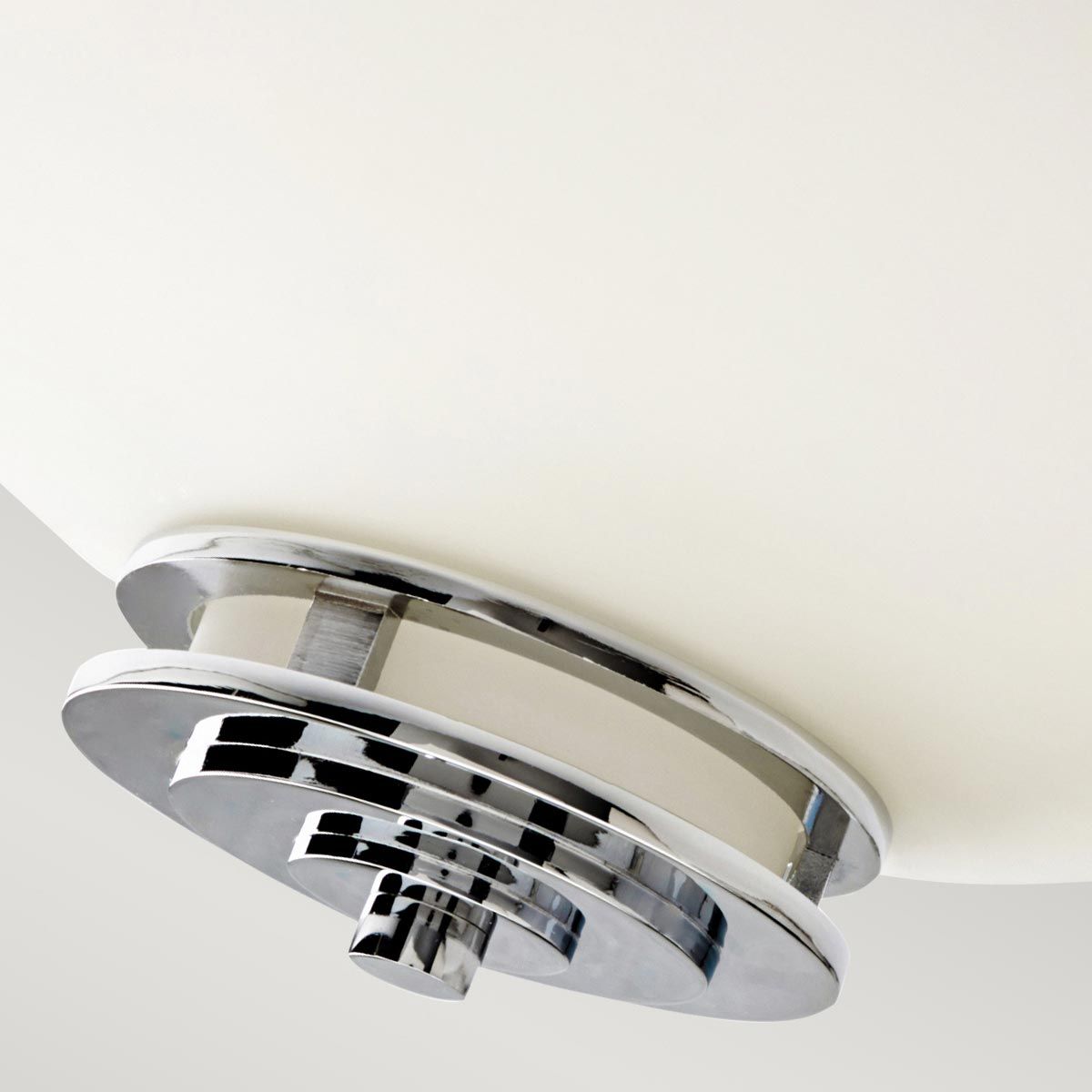 Hendrik Trio Glow Semi-Flush Ceiling Light in Polished Chrome