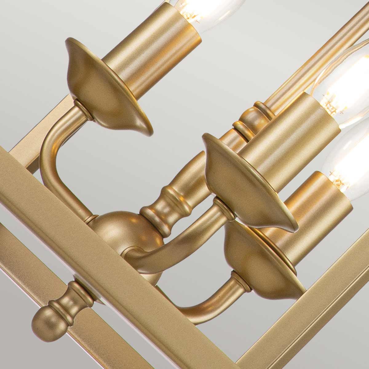 Larkin Trio Light Pendant in Antique Brass Finish