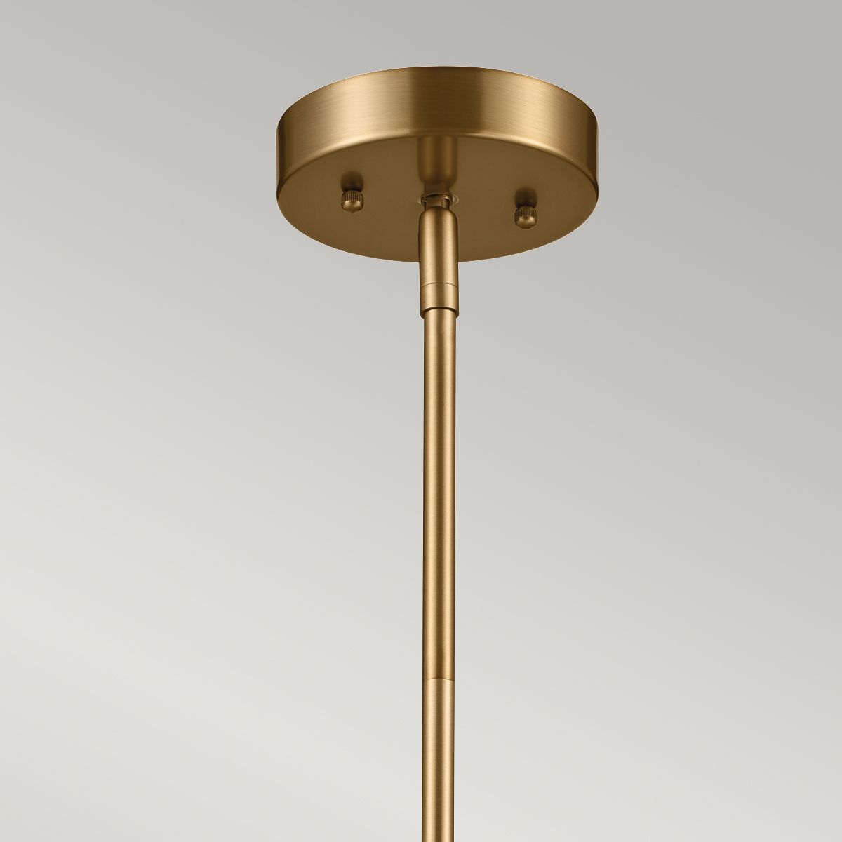 Luella 3lt Duo-Mount Pendant Brushed Natural Brass