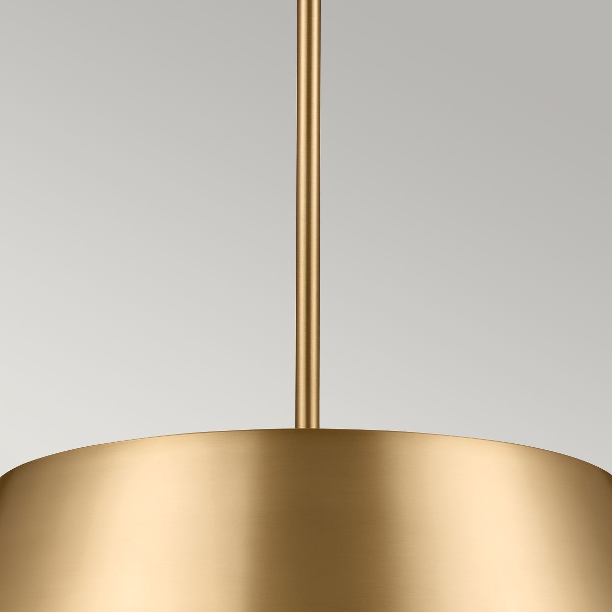 Luella 3lt Duo-Mount Pendant Brushed Natural Brass