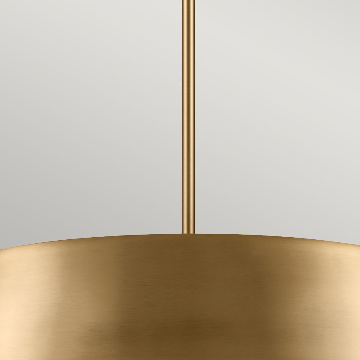 Luella 4lt Duo-Mount Pendant Brushed Natural Brass