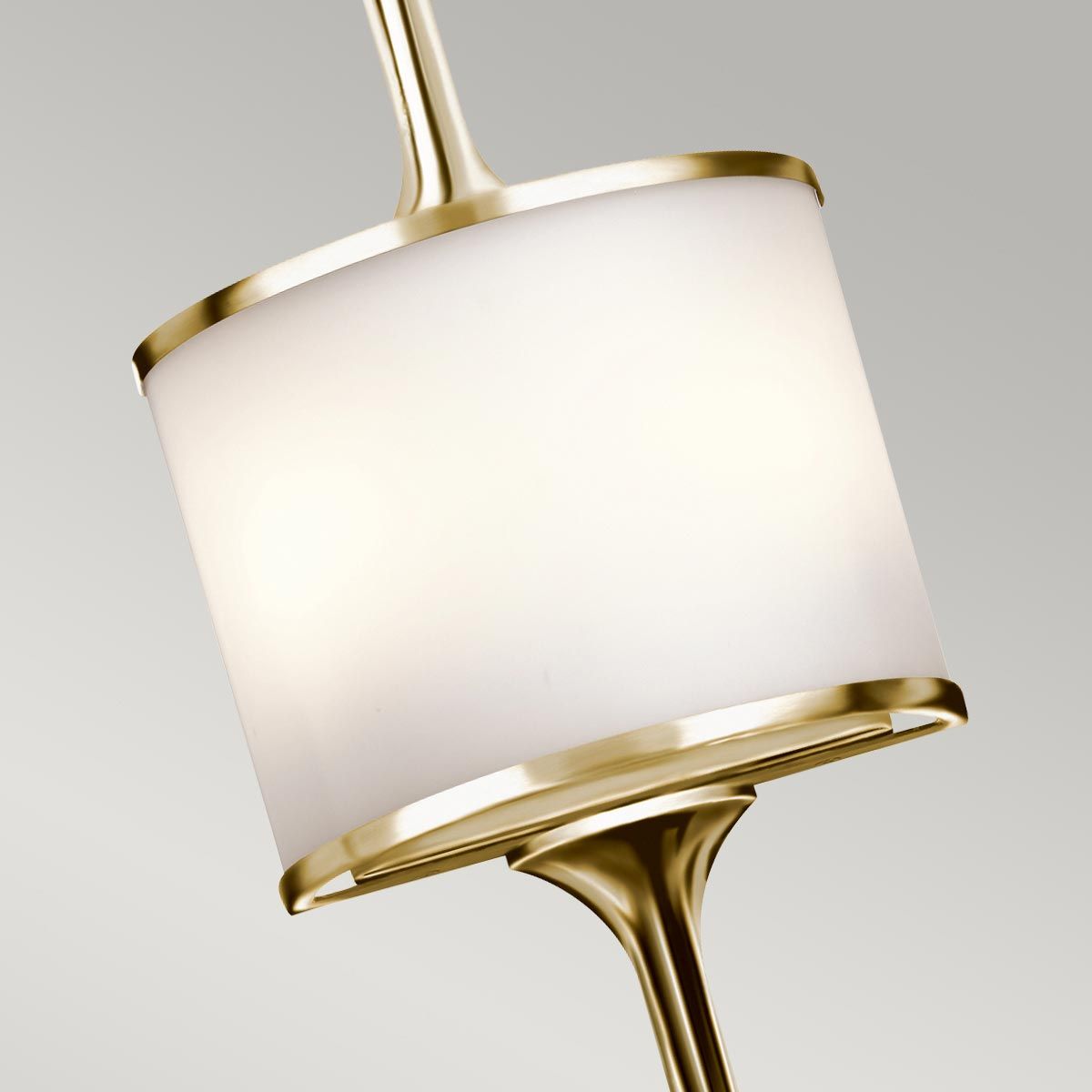 Mona 2-Light Wall Fixture in Polished Brass