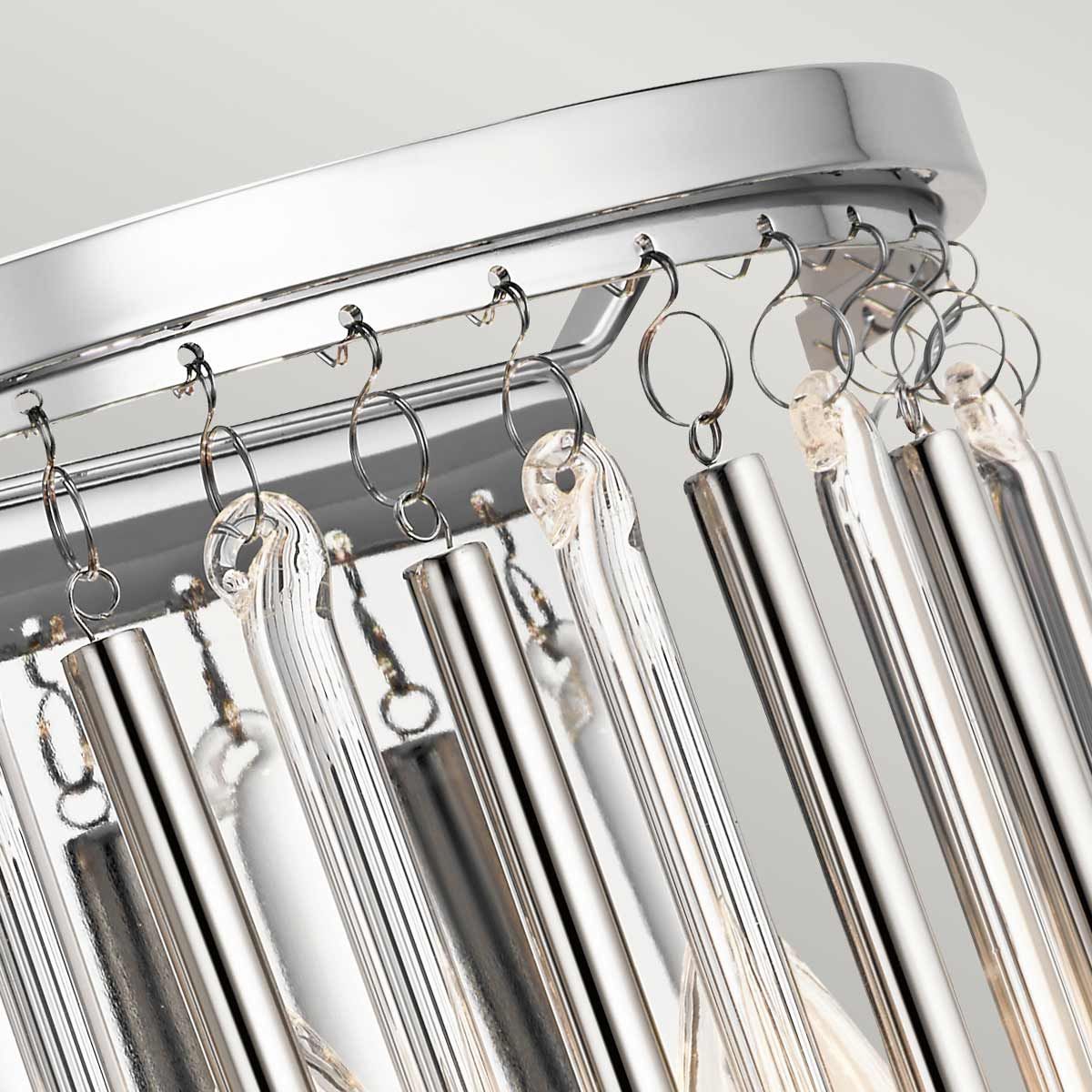 Luminous Elegance: Piper 2 Light Chrome Wall Fixture