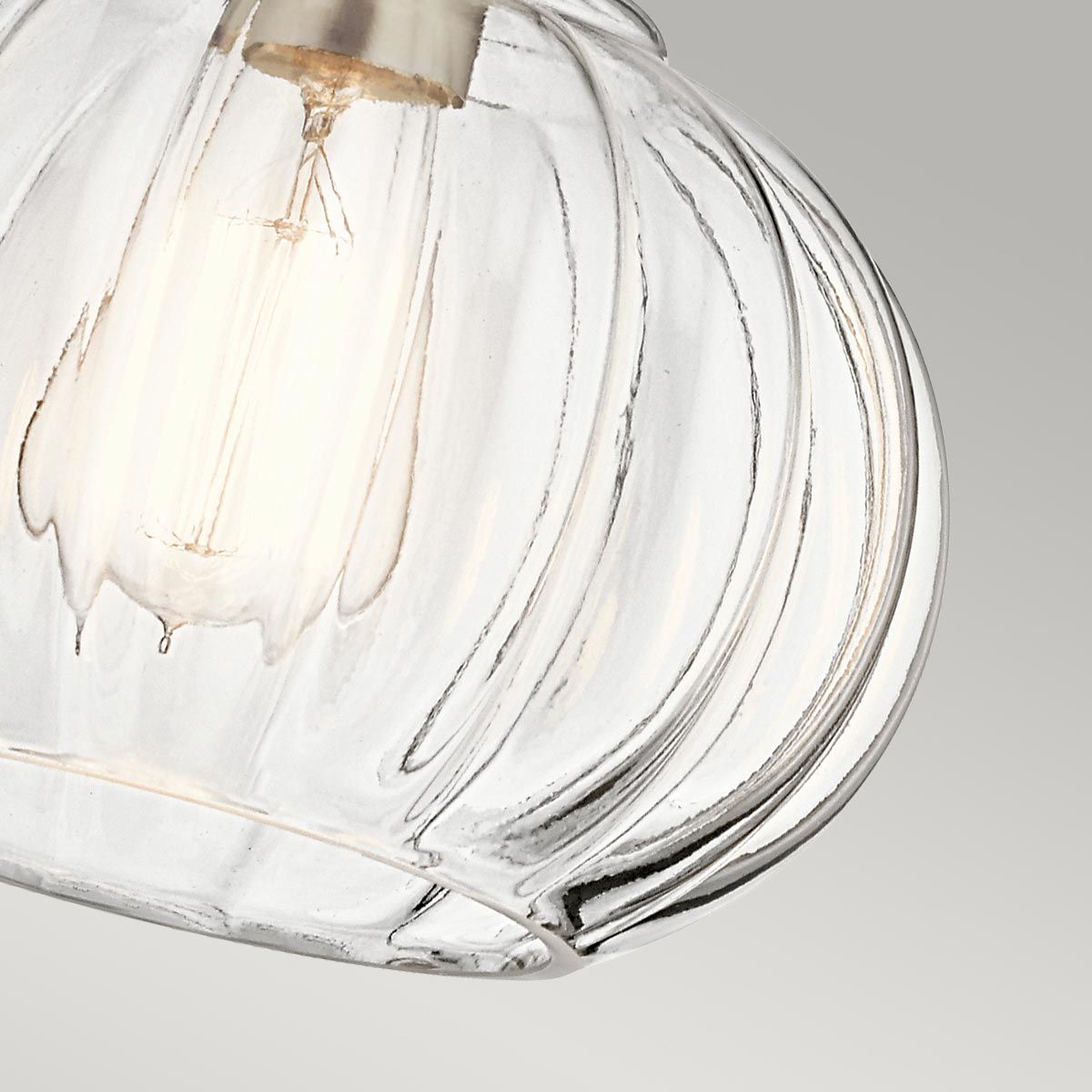 Retro Riviera Brushed Nickel Pendant Light