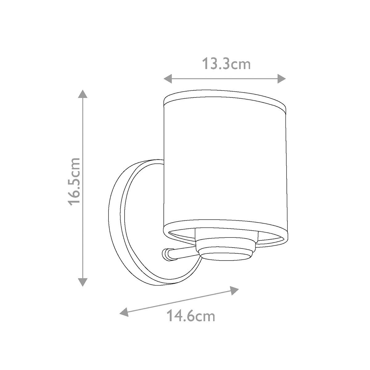 Translucent Glow Sconce in Classic Pewter Finish