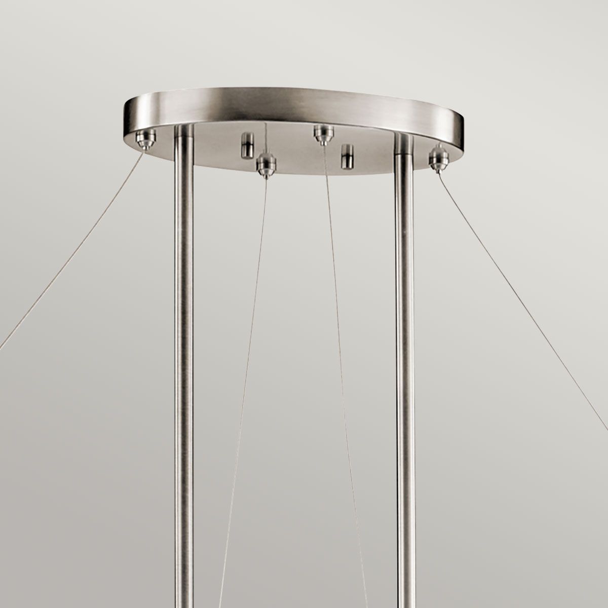 Classic Pewter Coral-Inspired Island Chandelier - 4 Light Pendant Fixture