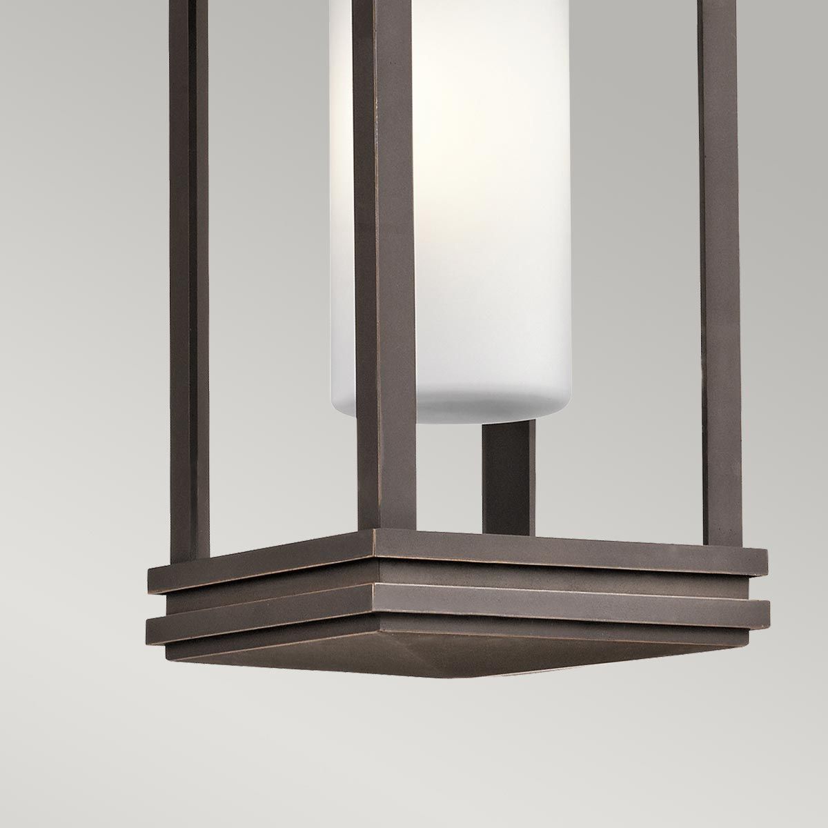 Elegant South Hope Bronze Pendant Lantern