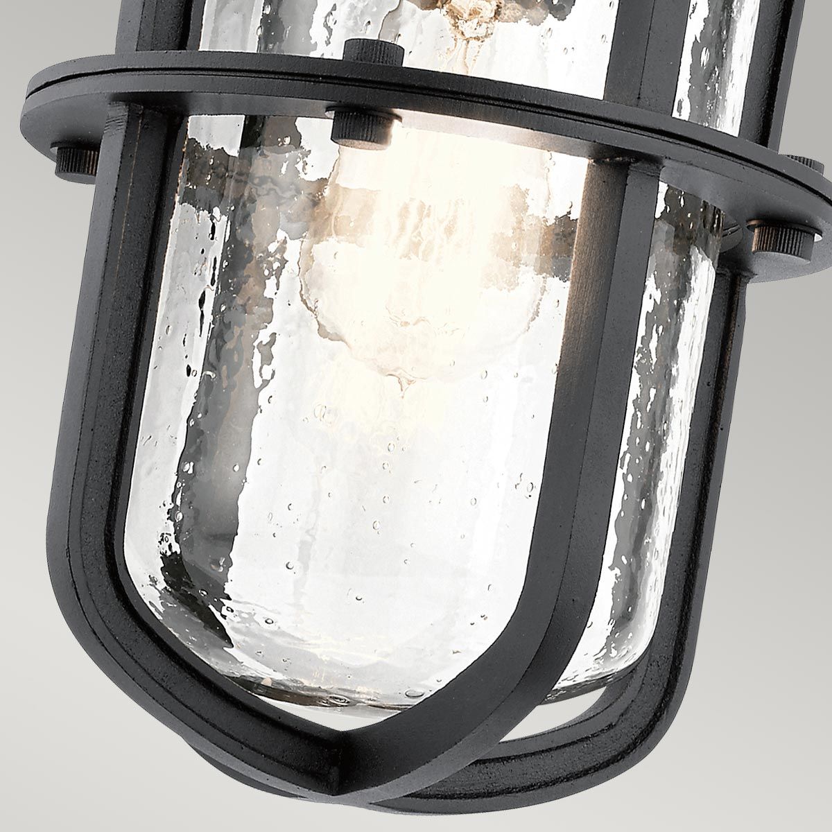 Nautical Black Exterior Wall Lantern - Suri Collection