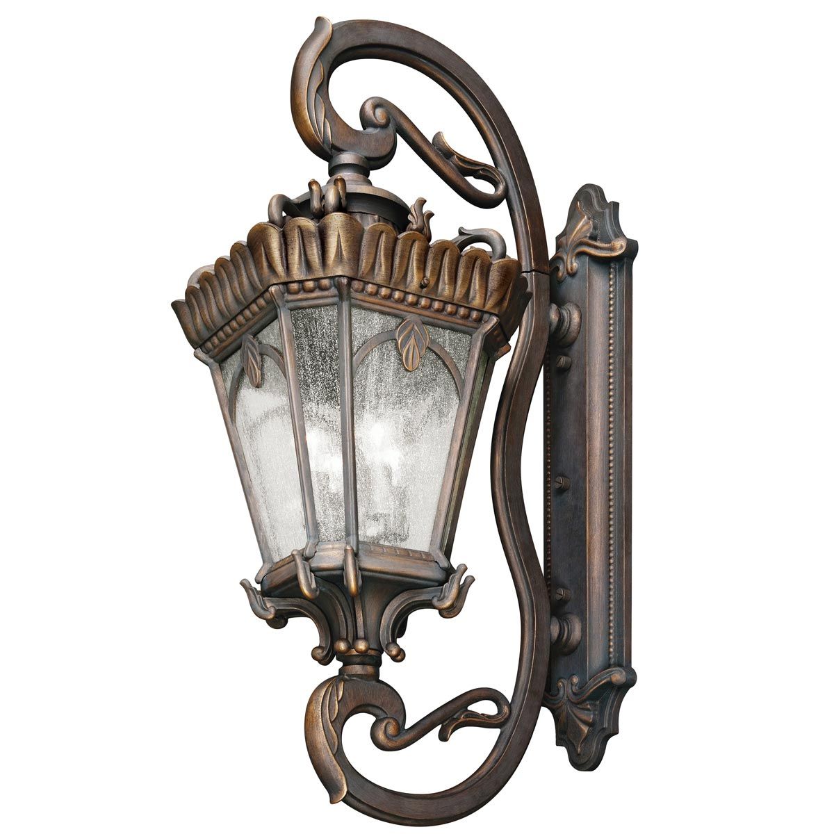 Exquisite Tournai Gothic Lantern: Grand 4-Bulb Outdoor Wall Light