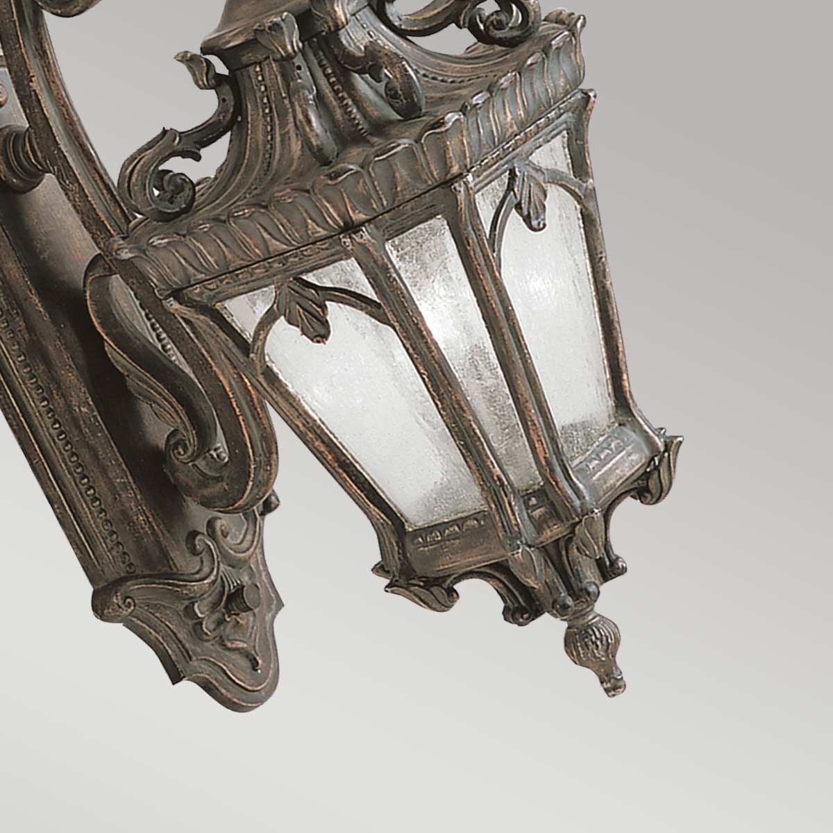 Tournai Rustic Gothic Londonderry Wall Lantern Light