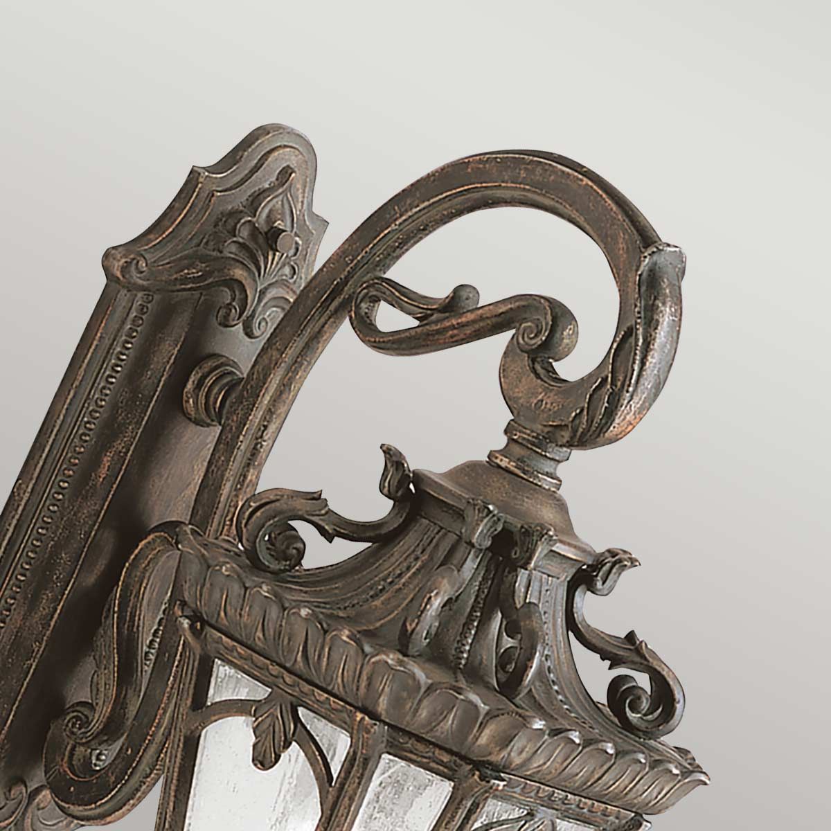 Tournai Victorian Gothic Outdoor Wall Lantern with Londonderry Finish