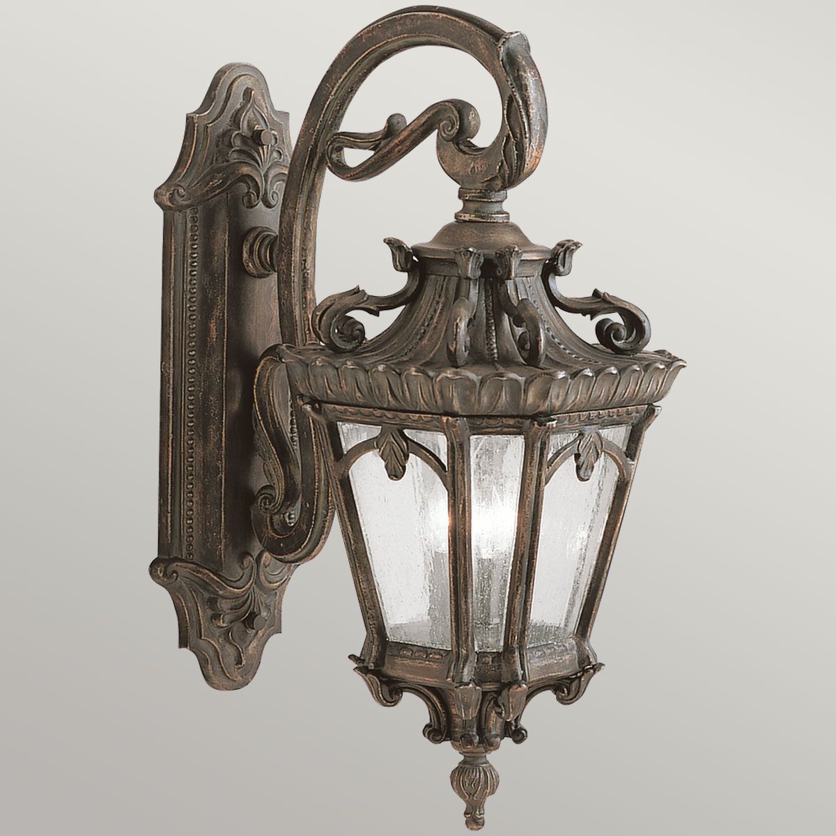 Tournai Victorian Gothic Outdoor Wall Lantern with Londonderry Finish