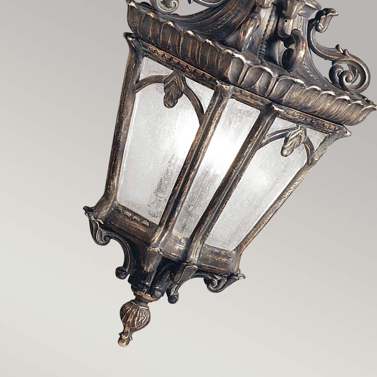 Tournai Gothic Rustic Lantern in Antique Bronze Finish