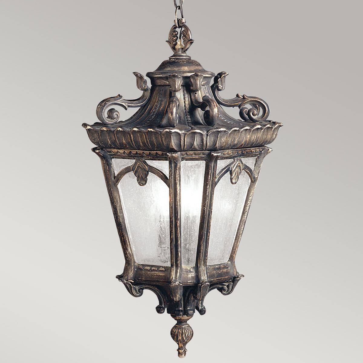 Tournai Gothic Rustic Lantern in Antique Bronze Finish