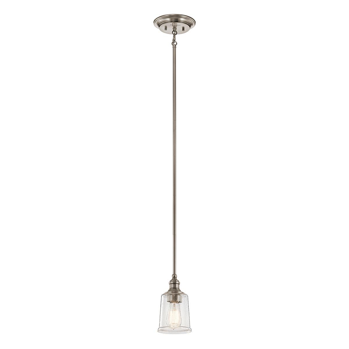 Waverly Vintage-Inspired Mini Pendant Light - Classic Pewter Finish