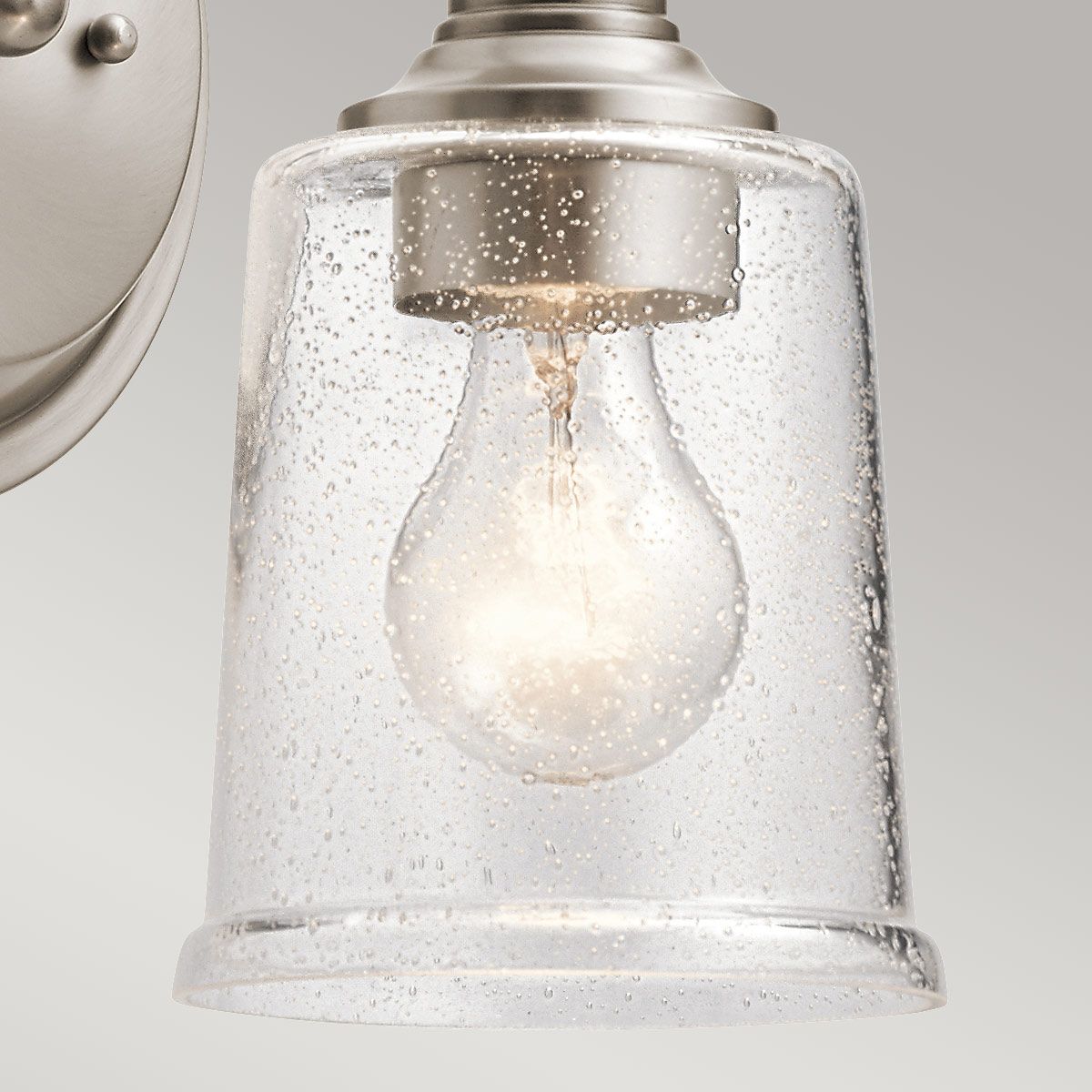 Waverly Single Wall Sconce - Timeless Pewter Finish