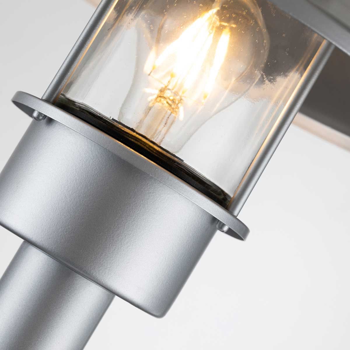 Klampenborg 1 Light Bollard Silver