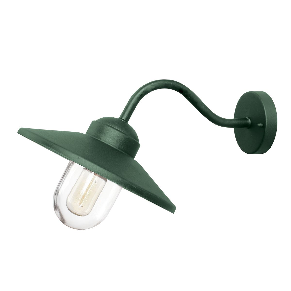 Klampenborg 1 lt Wall Lantern Fir Green