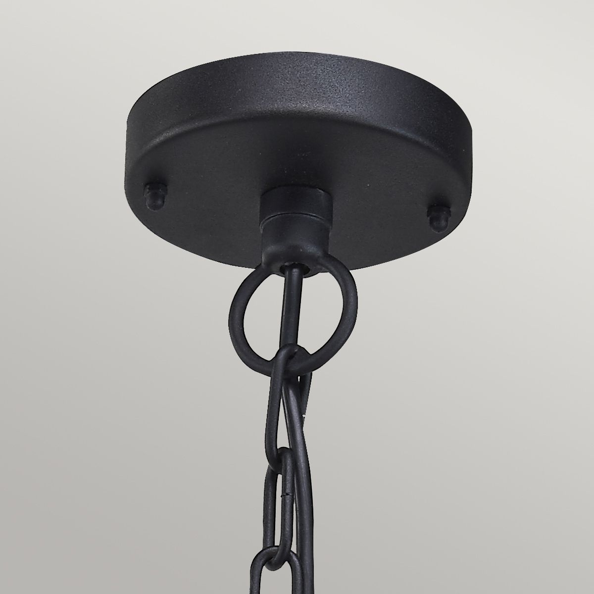 Klampenborg Outdoor Chain Lantern in Sleek Black Finish