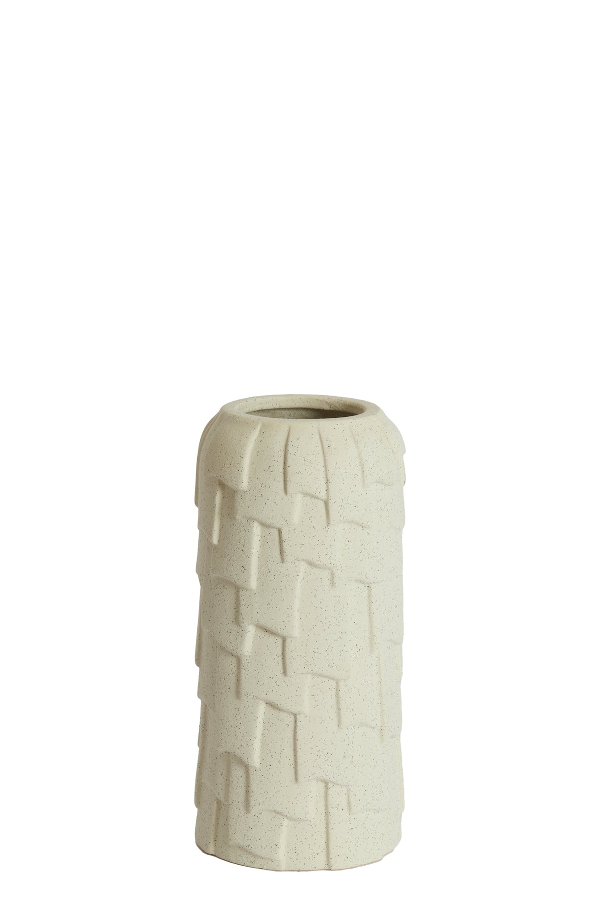 Elegant Matte Cream Vase - Leima Ceramics Ø13.5x28 cm