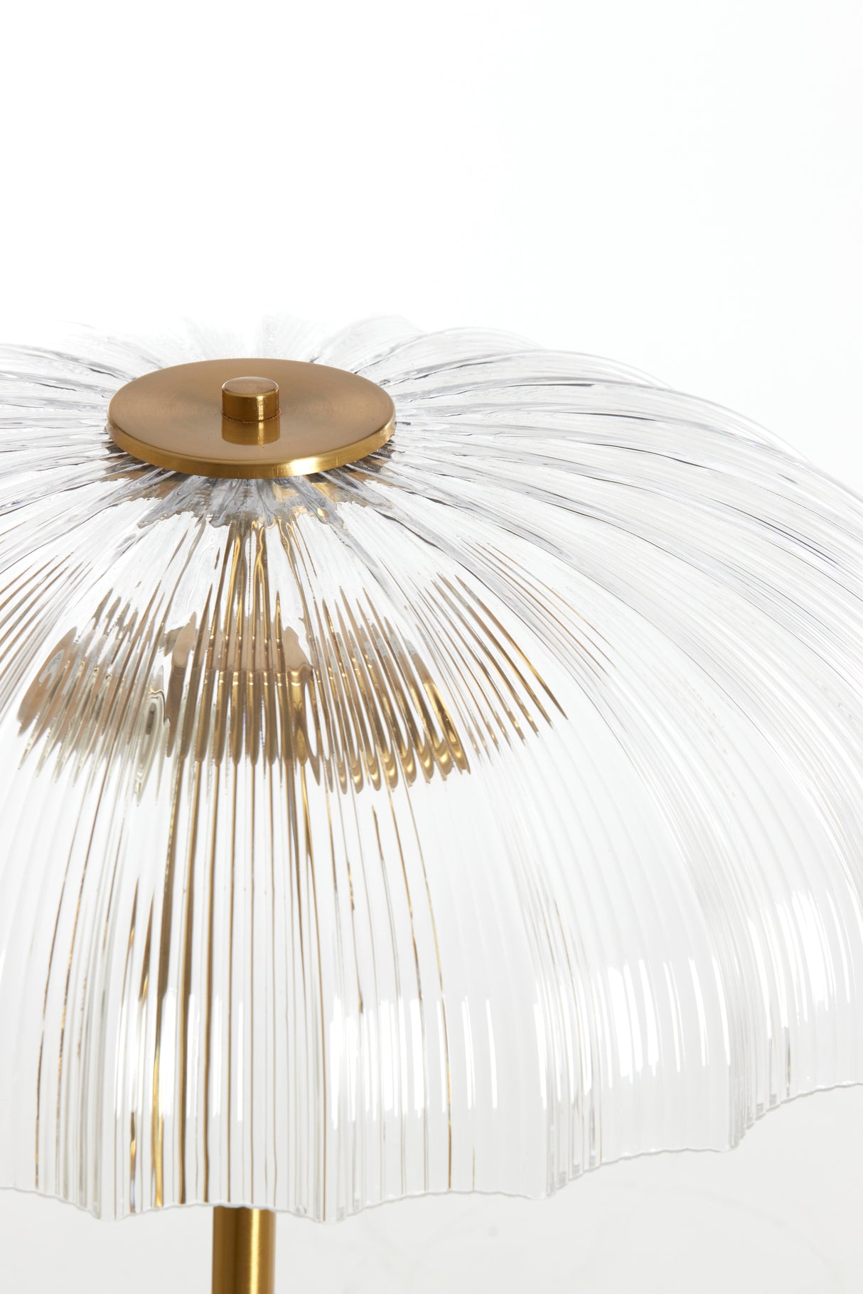 Golden Glow Twin-Glass Floor Lamp, 155 cm