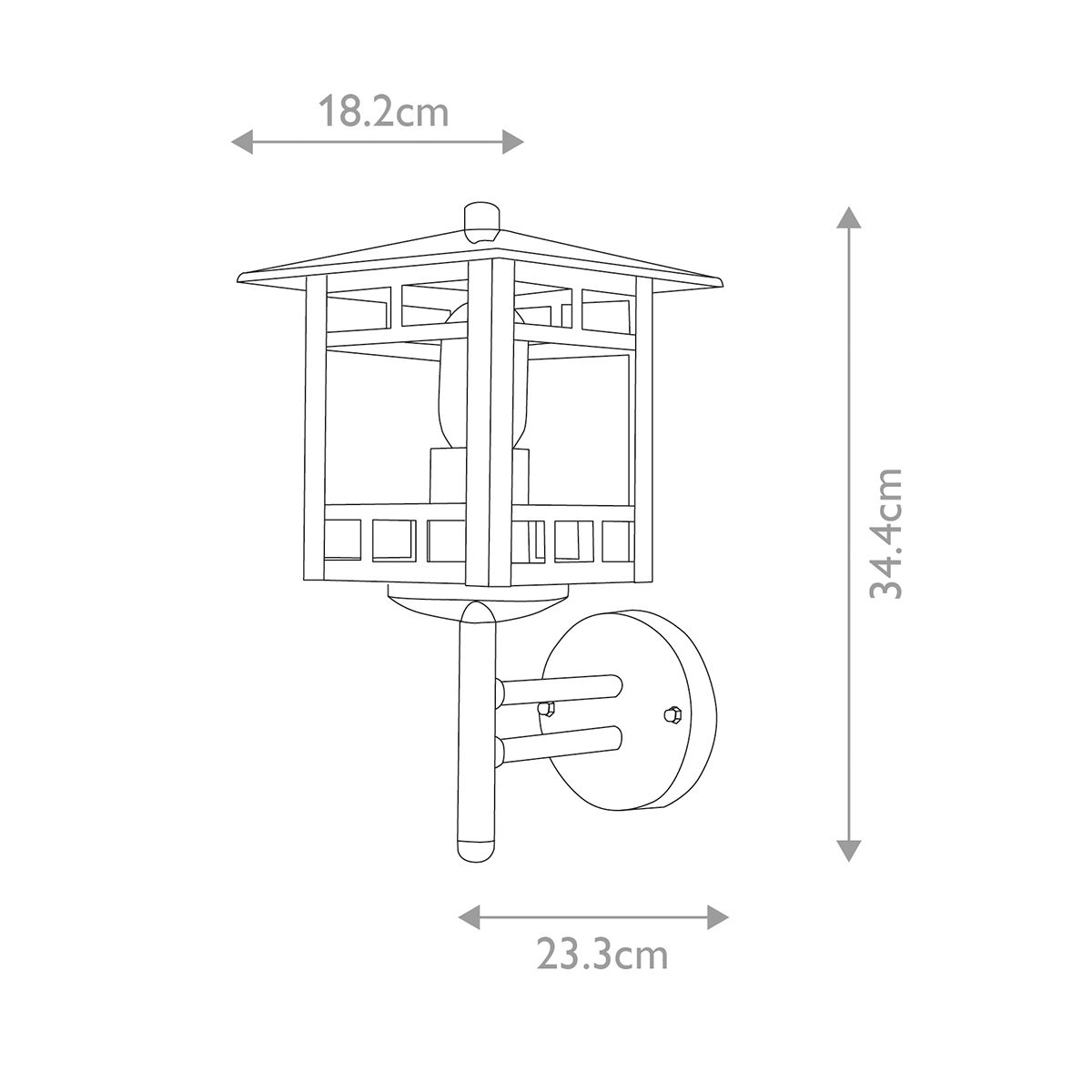 Kolne Scandinavian Coastal Wall Lantern