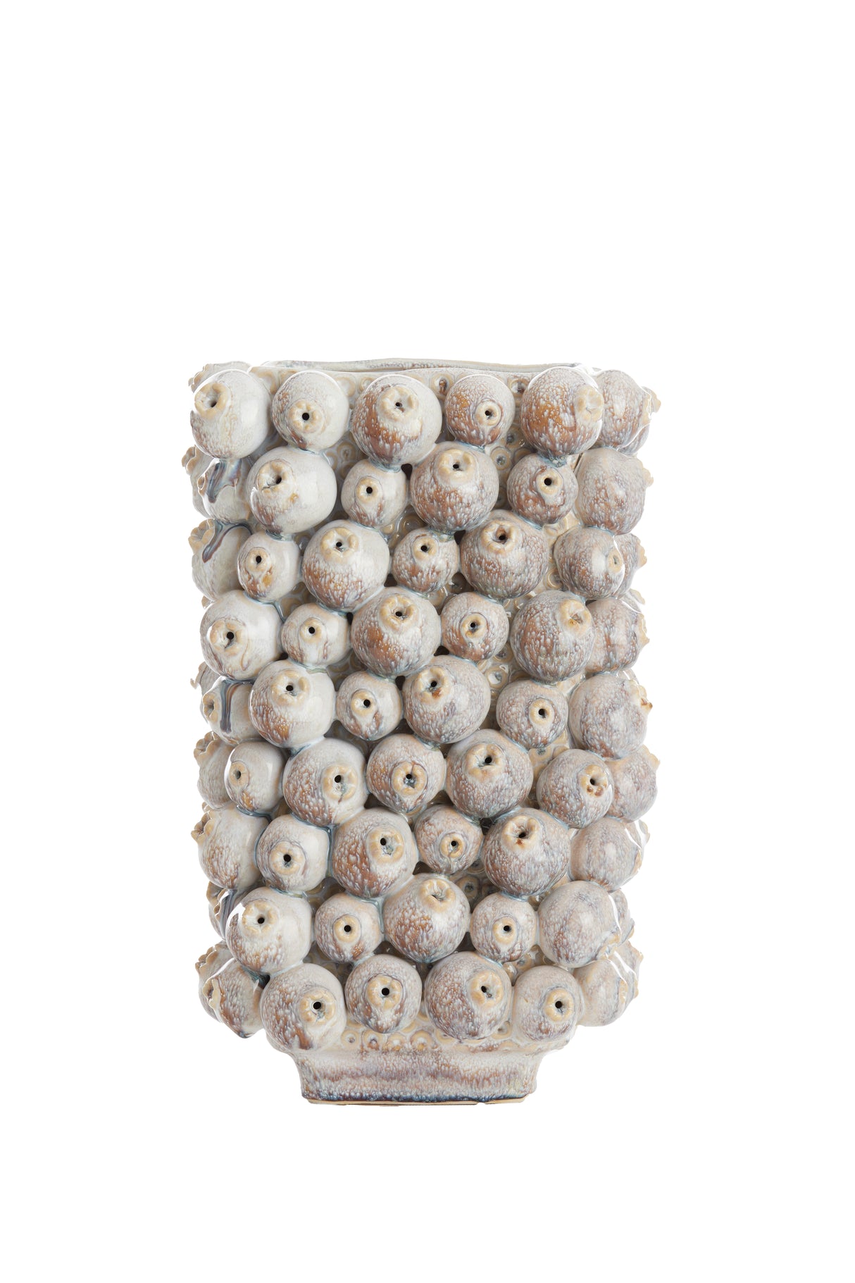 Elegant Sand-Toned Ceramic Vase 24.5x18.5x37.5 cm by Nitali