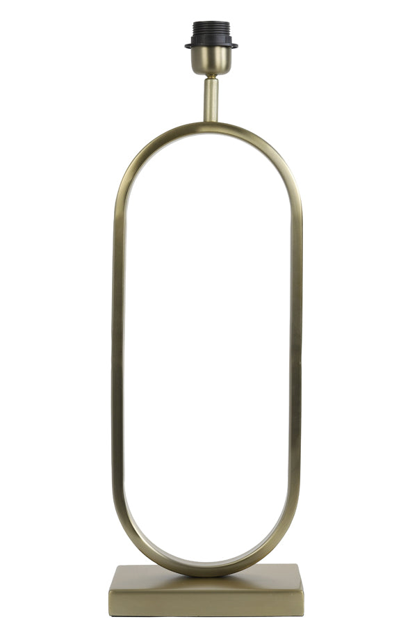 Elegant Jamiri Light Gold Table Lamp Base, 20x13x55 cm