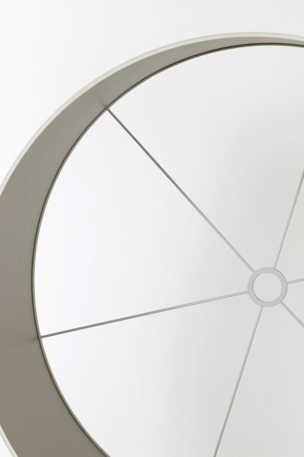 Eggshell White Savena Cylinder Shade - 60x60x43 cm