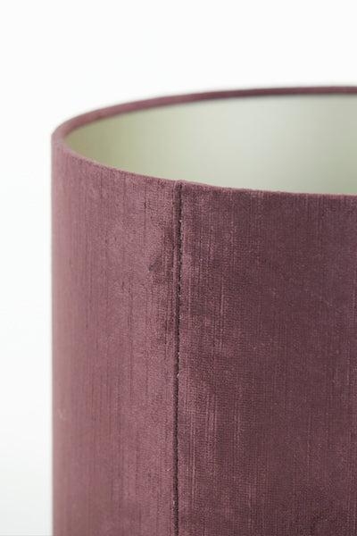 Elegant Eggplant Gemstone Cylinder Shade 20-20-15 cm