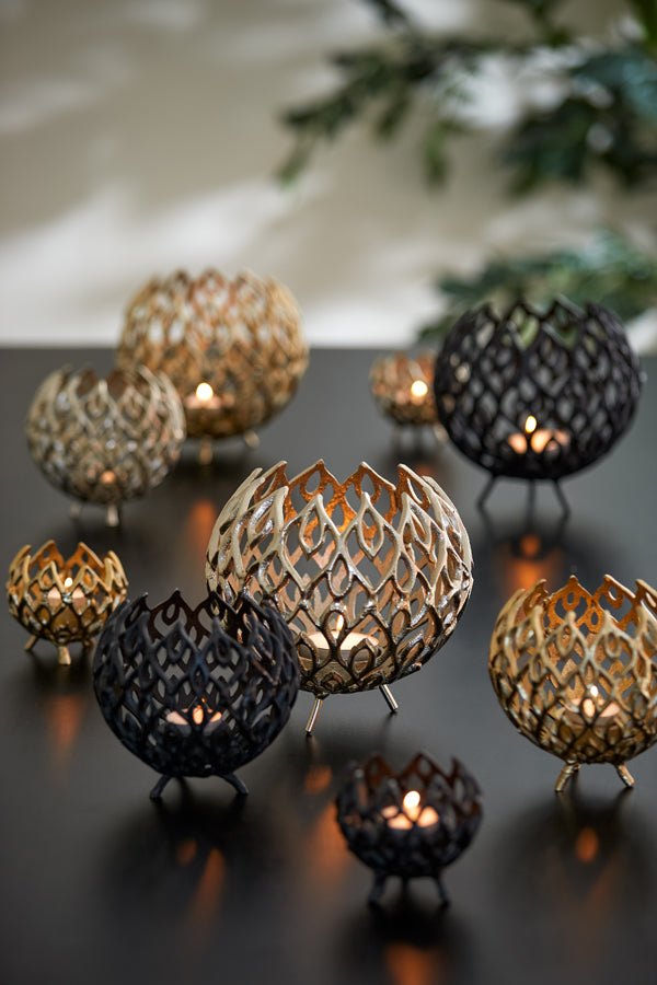 Golden Siam Tealight Holder Ø20x18 cm