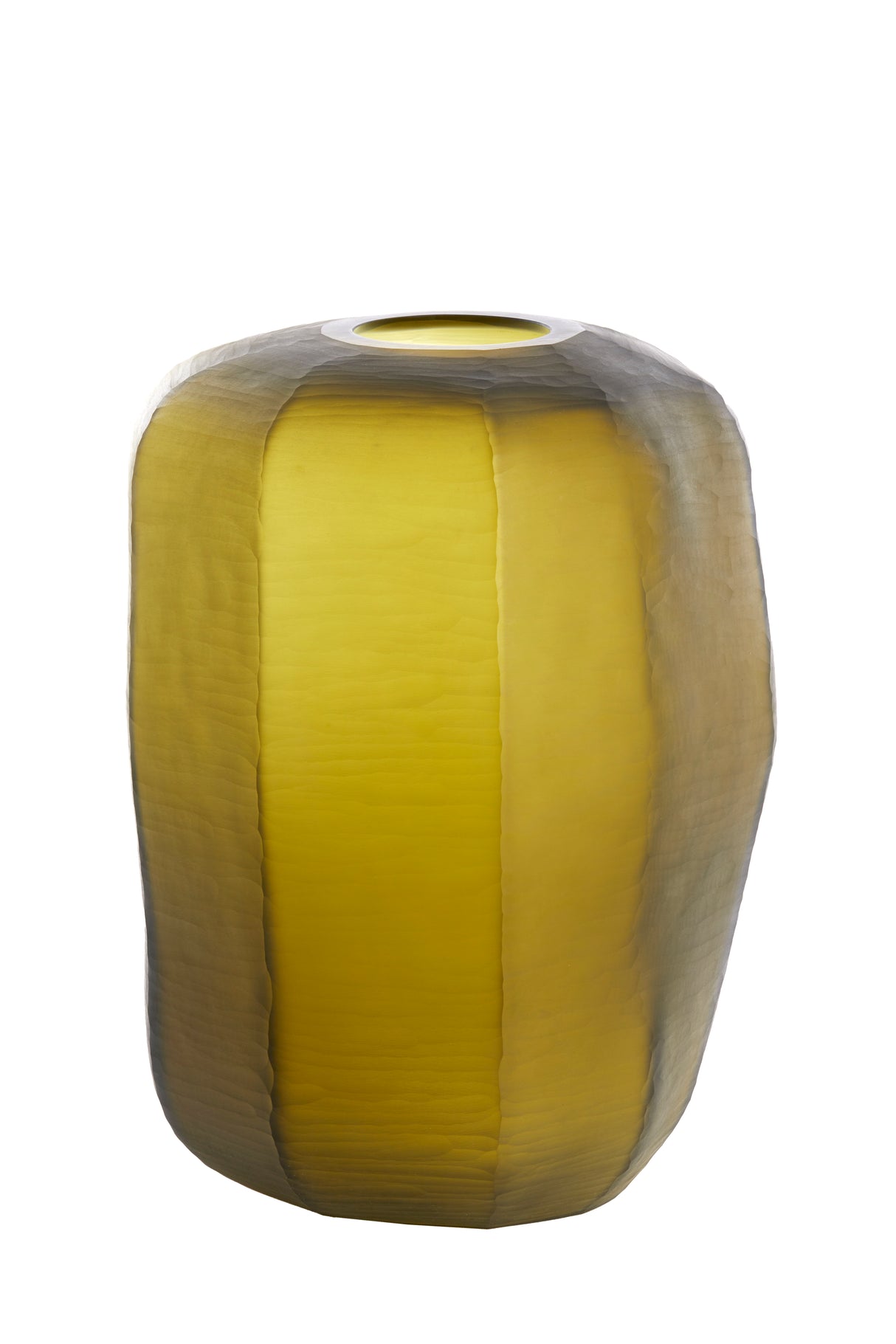 Yellow-Olive Green Pacengo Vase 33x42 cm