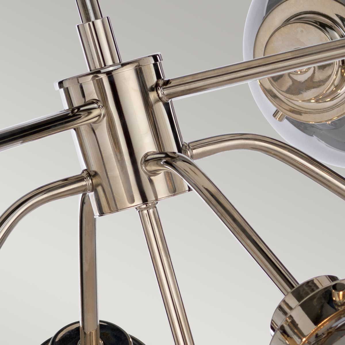 Lustrous Cascade 9-Light Modern Chandelier